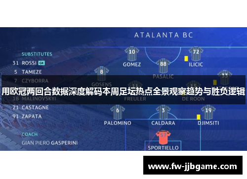 用欧冠两回合数据深度解码本周足坛热点全景观察趋势与胜负逻辑 用欧冠两回合数据深度解码本周足坛热点全景观察趋势与胜负逻辑